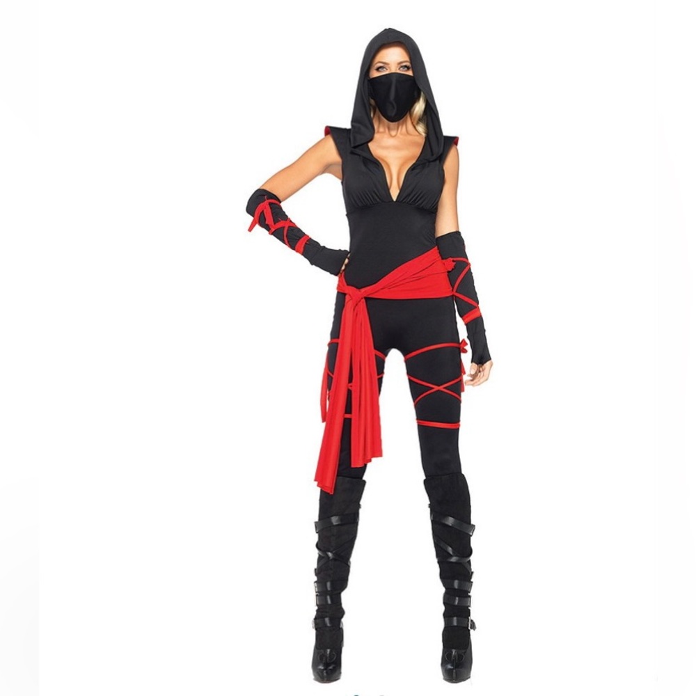 Leg Avenue NINJA HALLOWEEN COSTUME All Items Included!